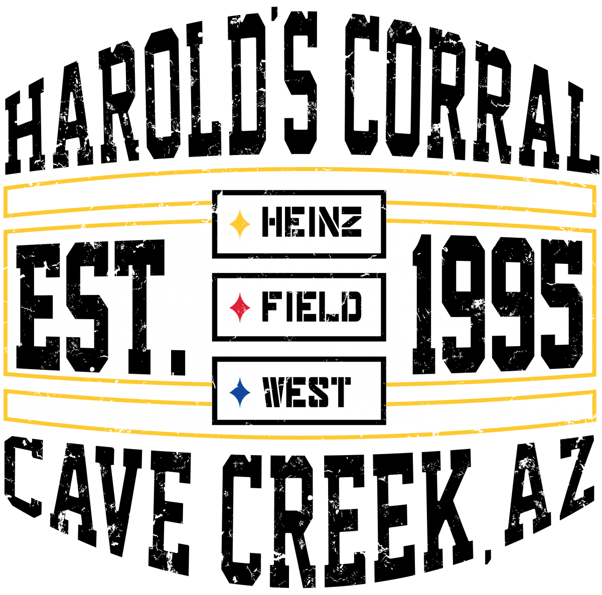 Harolds Corral Football_vector - Harold's Cave Creek Corral