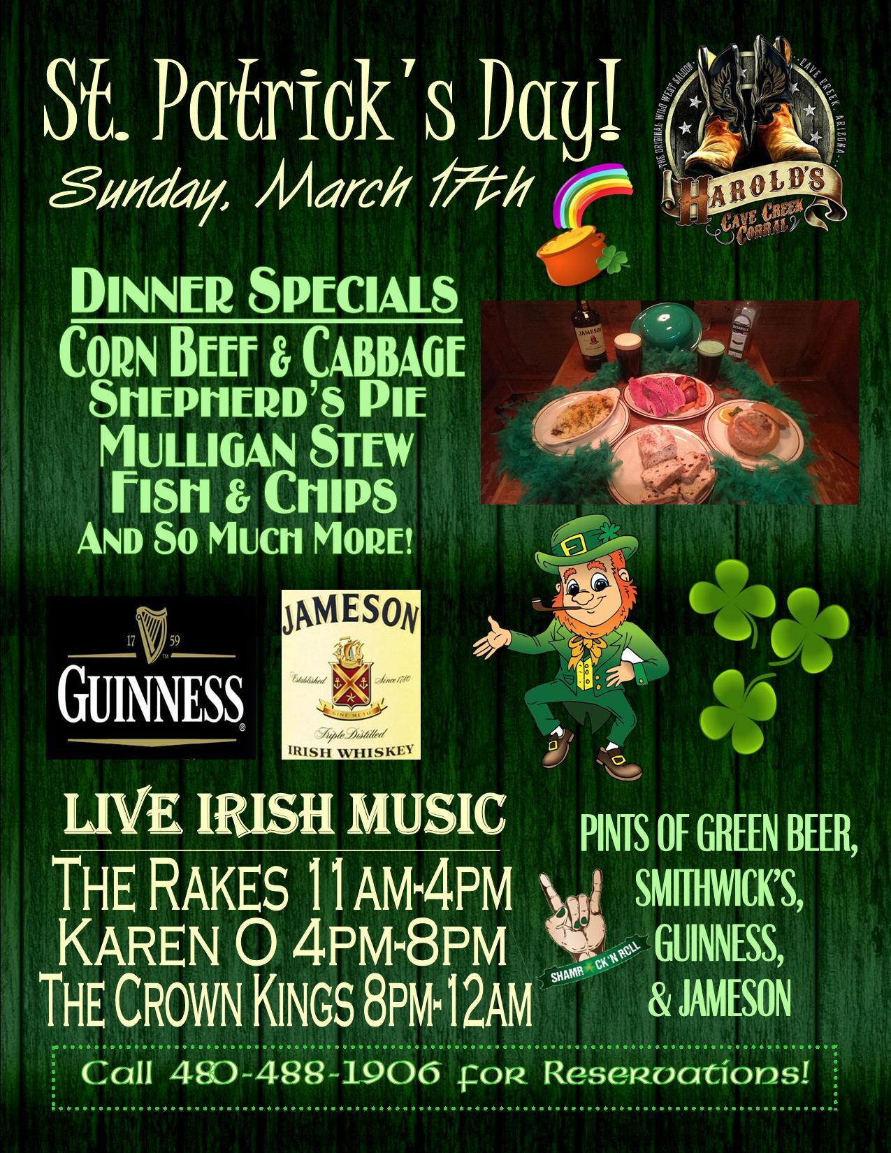 St Patrick S Day Harold S Cave Creek Corral