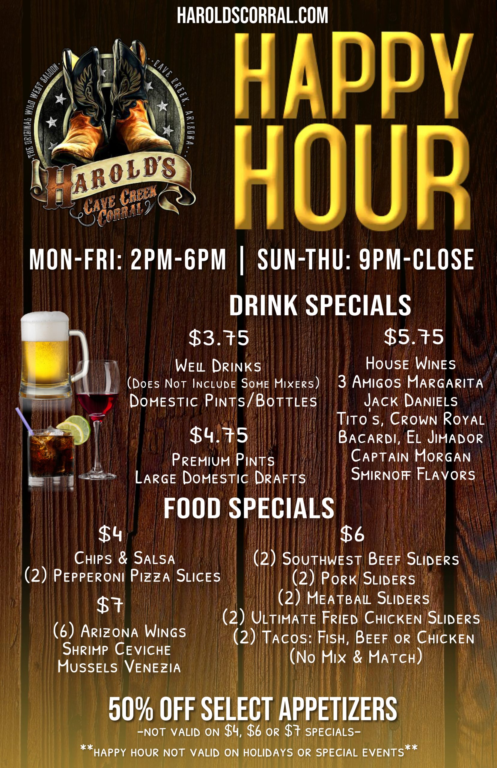 Happy Hour at Harolds