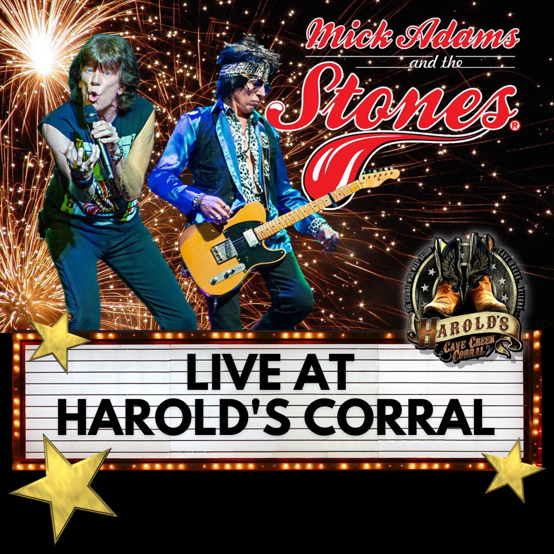 Mick Adams and the Stones concert at Harolds