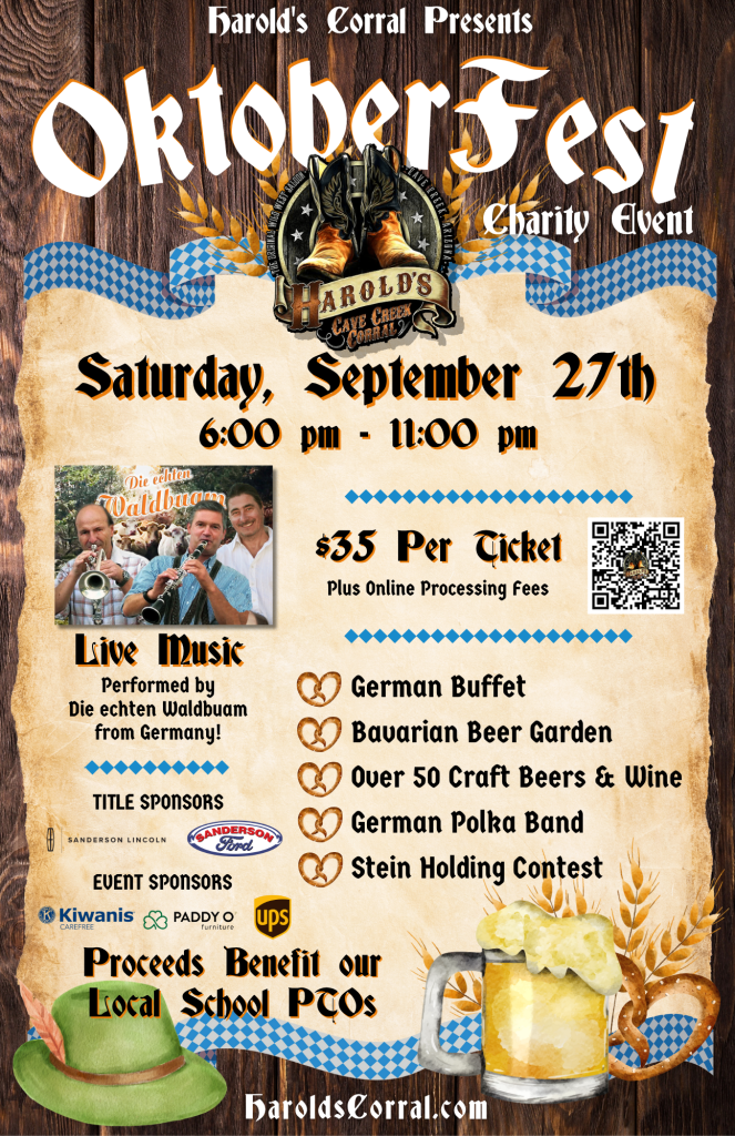 Oktoberfest at harold's corral in cave creek