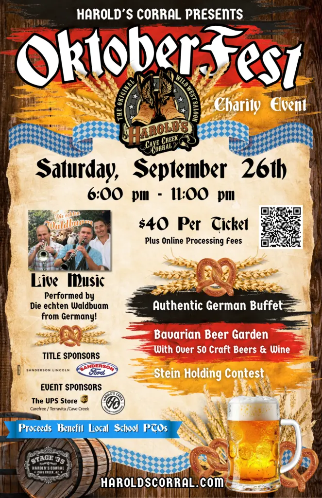 Oktoberfest at Harold's Corral in cave creek