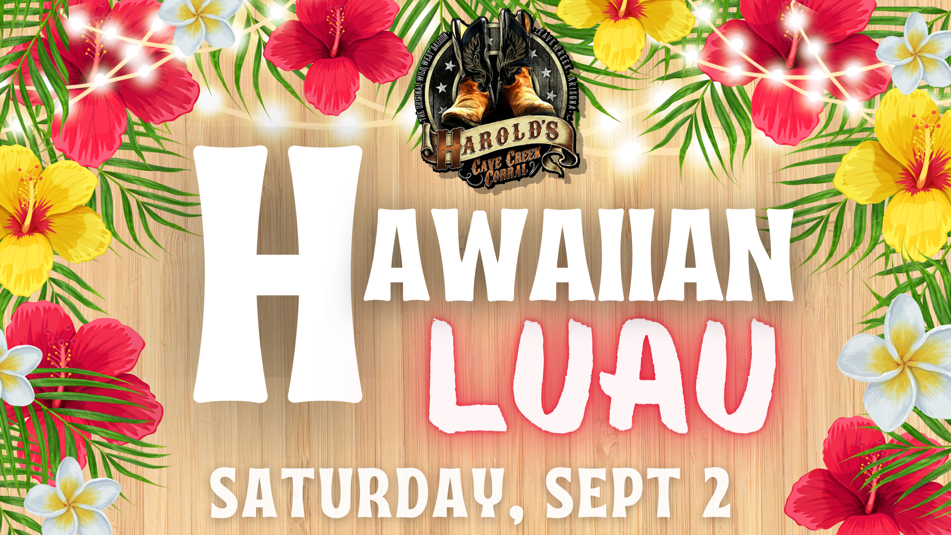 Hawaiian Luau at Harold's Corral