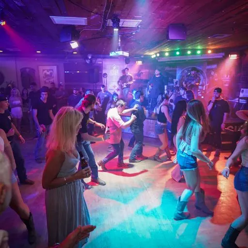 country line dancing saturday night