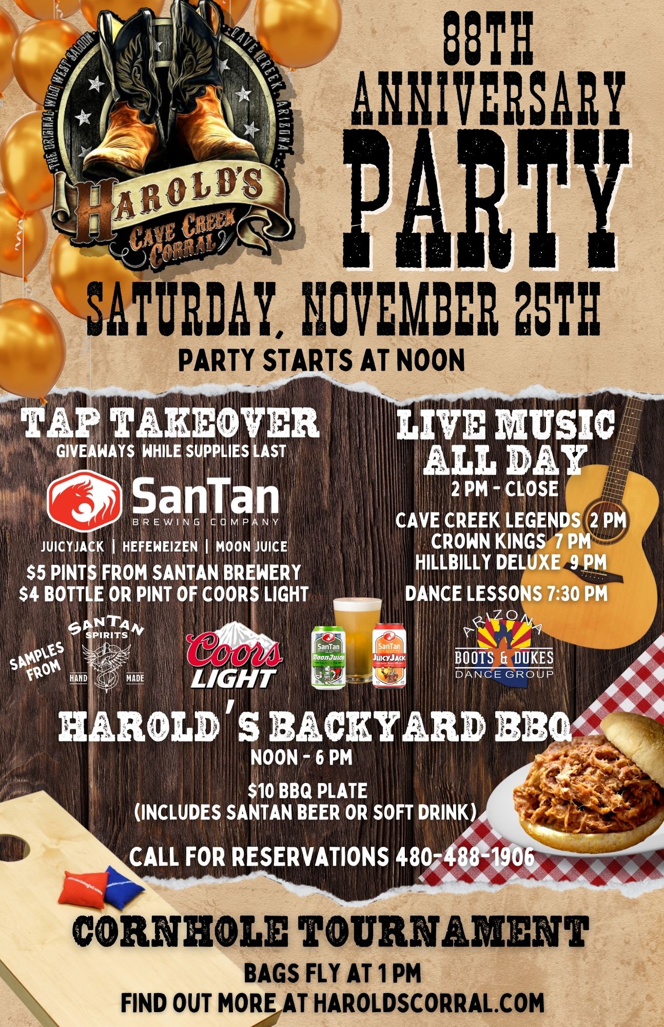 Harold's Corral's 88th Anniversary Party
