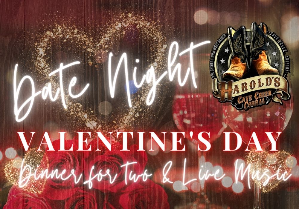 Valentine's Day at Harold's Corral - date night