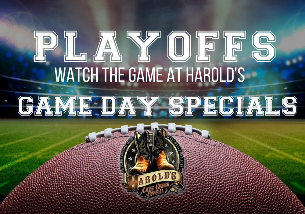 watch the nfl playoffs at harold's corral in cave creek