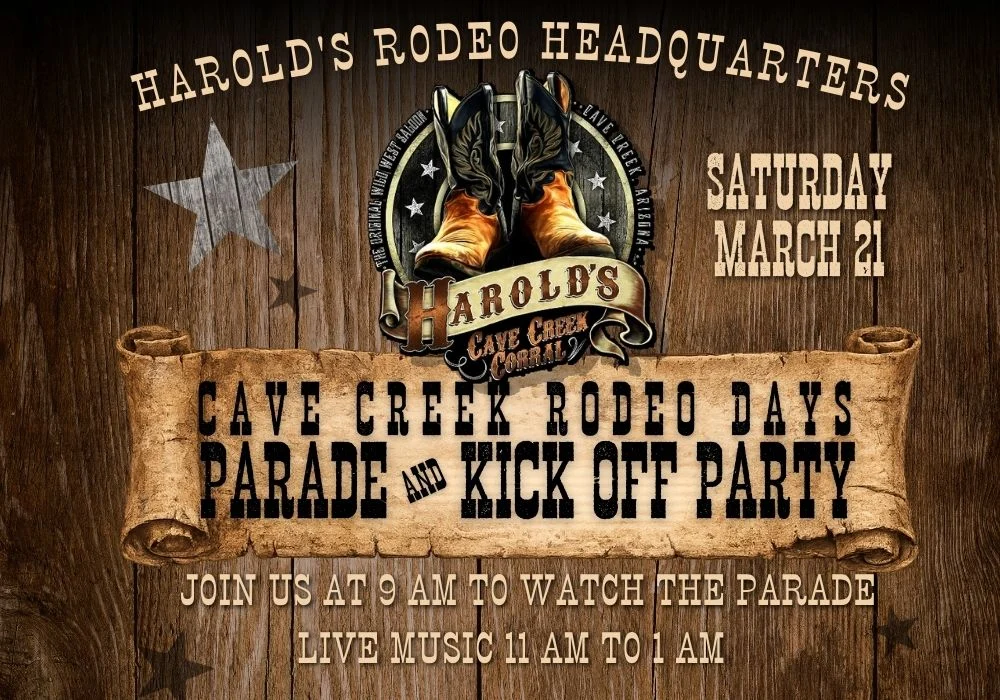 Cave Creek Rodeo Days party at Harold's corral