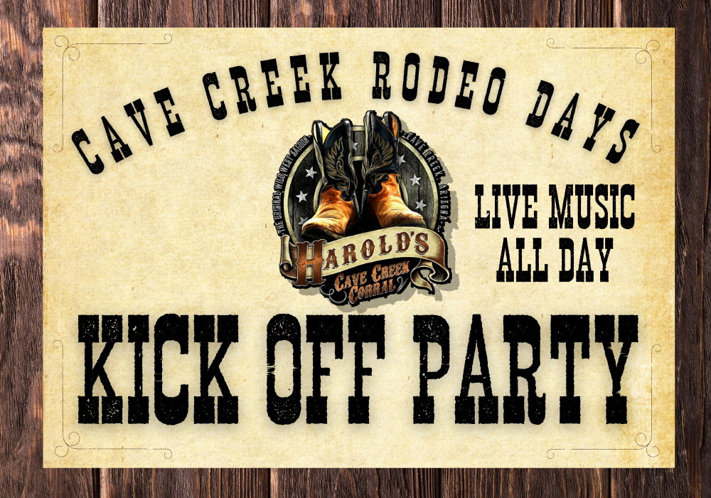 cave creek rodeo days kick off party at harold's corral
