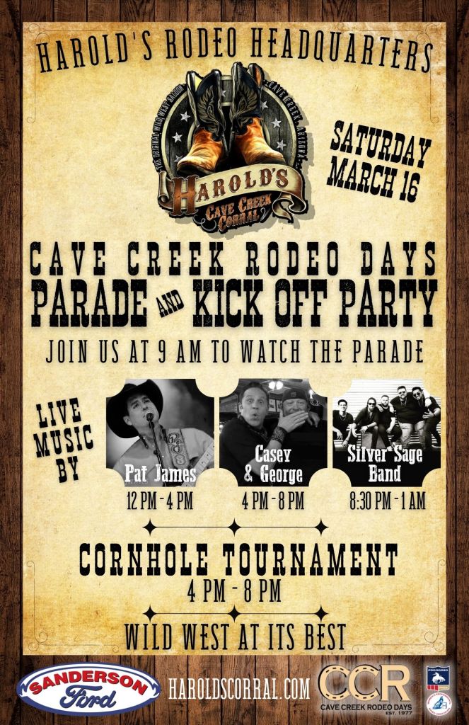 Cave Creek Rodeo Days kick off party at Harold's corral
