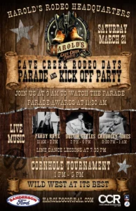 cave creek rodeo days party at harold's corral