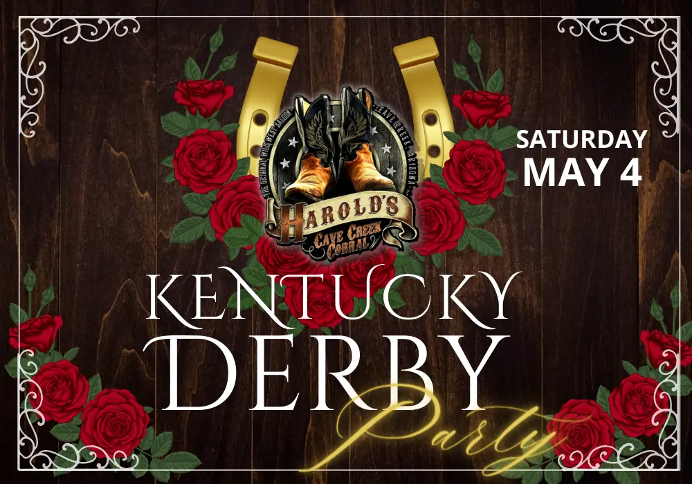 Kentucky Derby party at Harold's Corral in Cave Creek