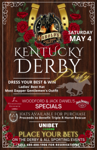 Kentucky Derby party at Harold's Corral in Cave Creek