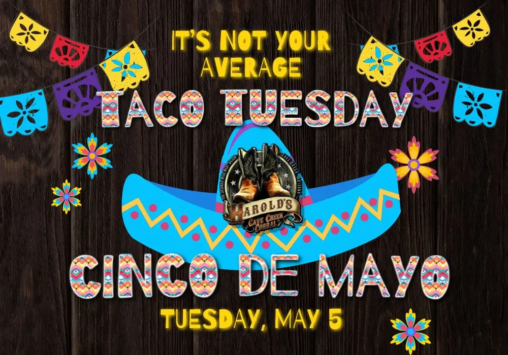 cinco de mayo at harold's corral in cave creek