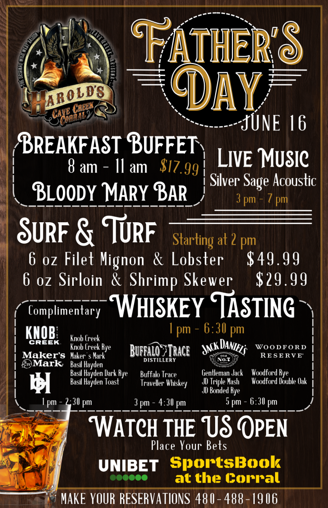 Father's Day at harold's corral in cave creek