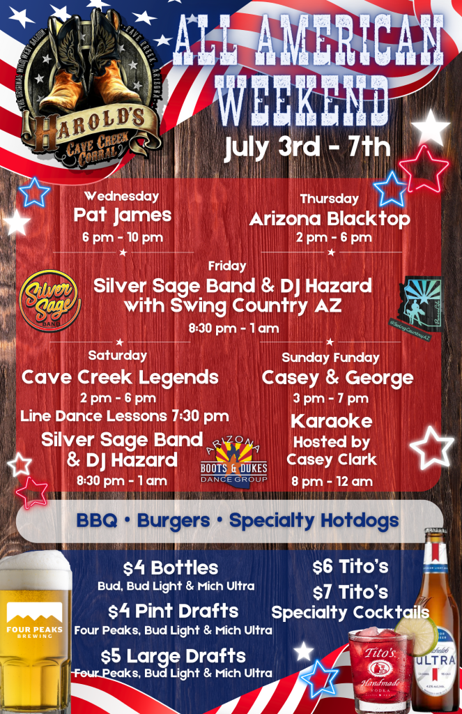 Harold's Corral All American Weekend - 4th of July