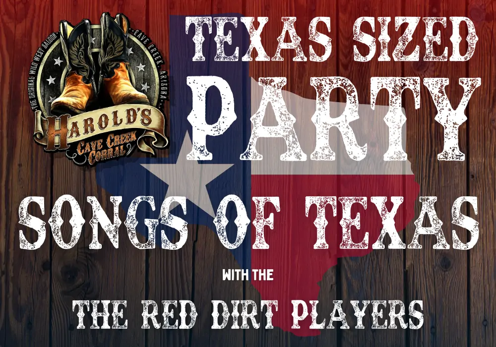 texas sized party songs of texas at Harold's Corral
