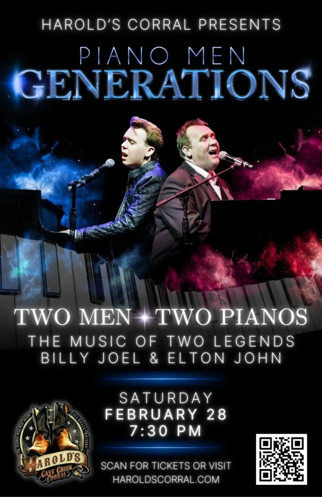 Piano Men Generations at harold's corral in cave creek