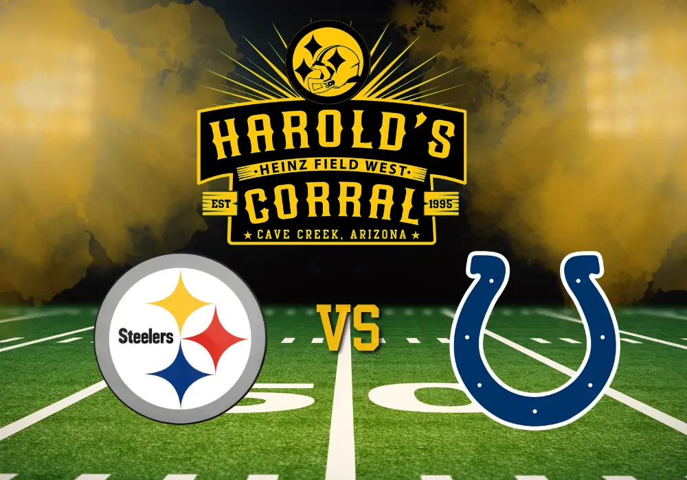 steelers vs colts at harold's corral in cave creek