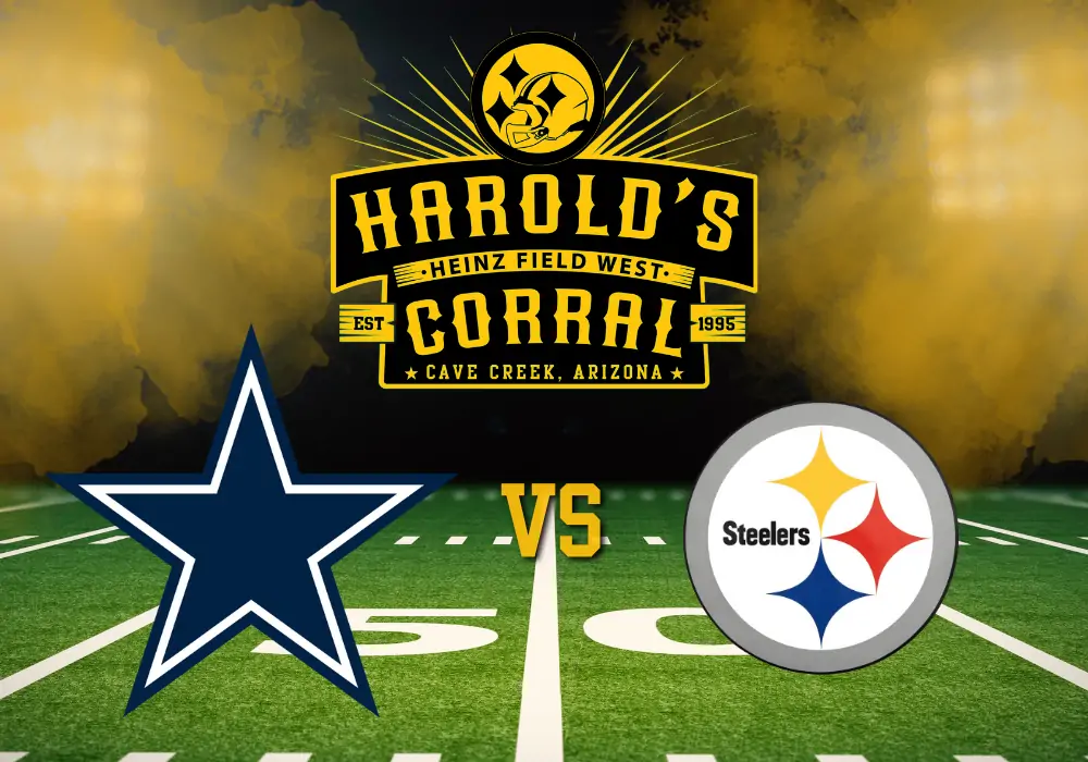 cowboys vs steelers at harold's corral in cave creek