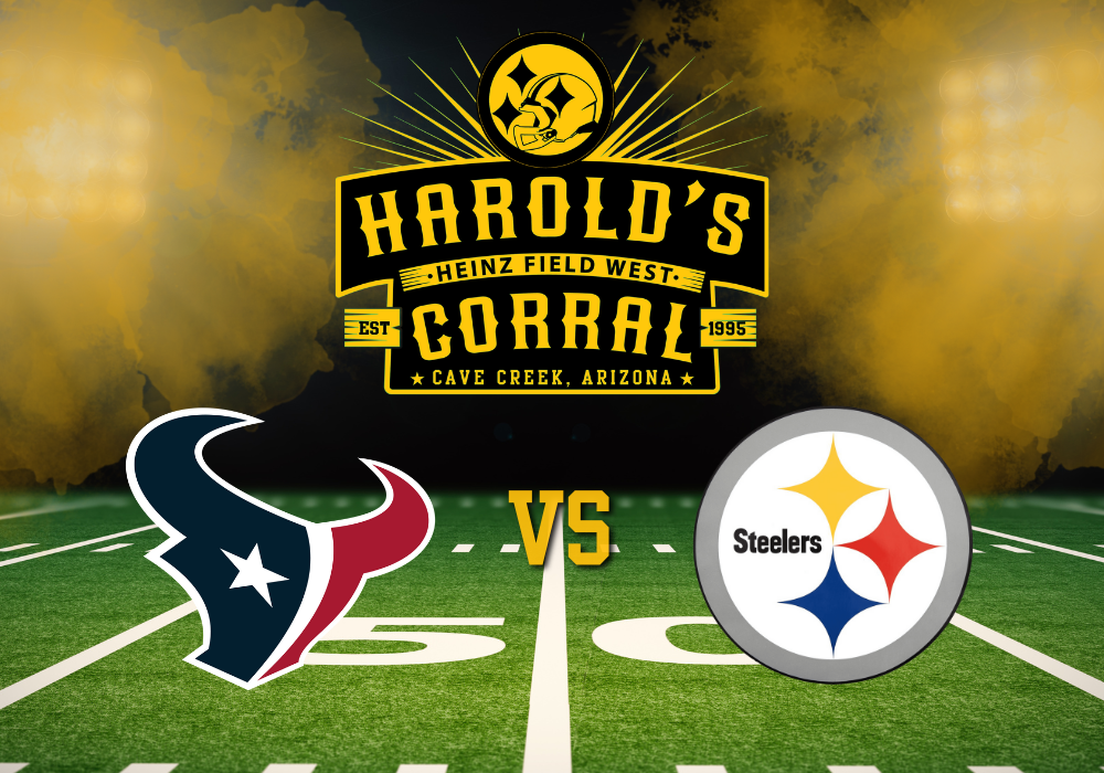 texans vs steelers at harold's corral in cave creek