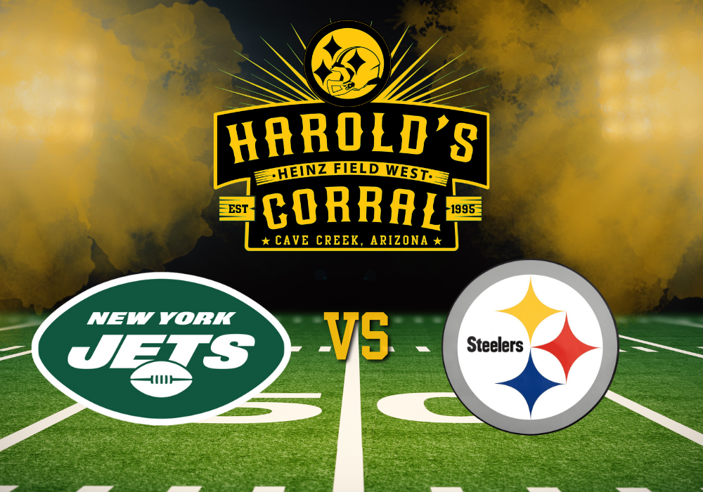 jets vs steelers at harold's corral in cave creek