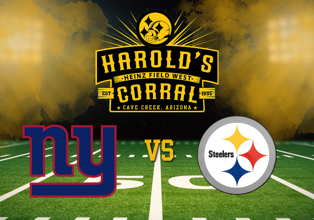 giants vs steelers at harold's corral in cave creek