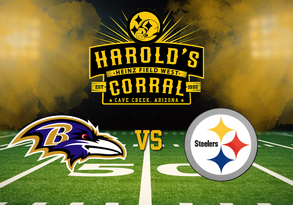 ravens vs steelers at harold's corral in cave creek