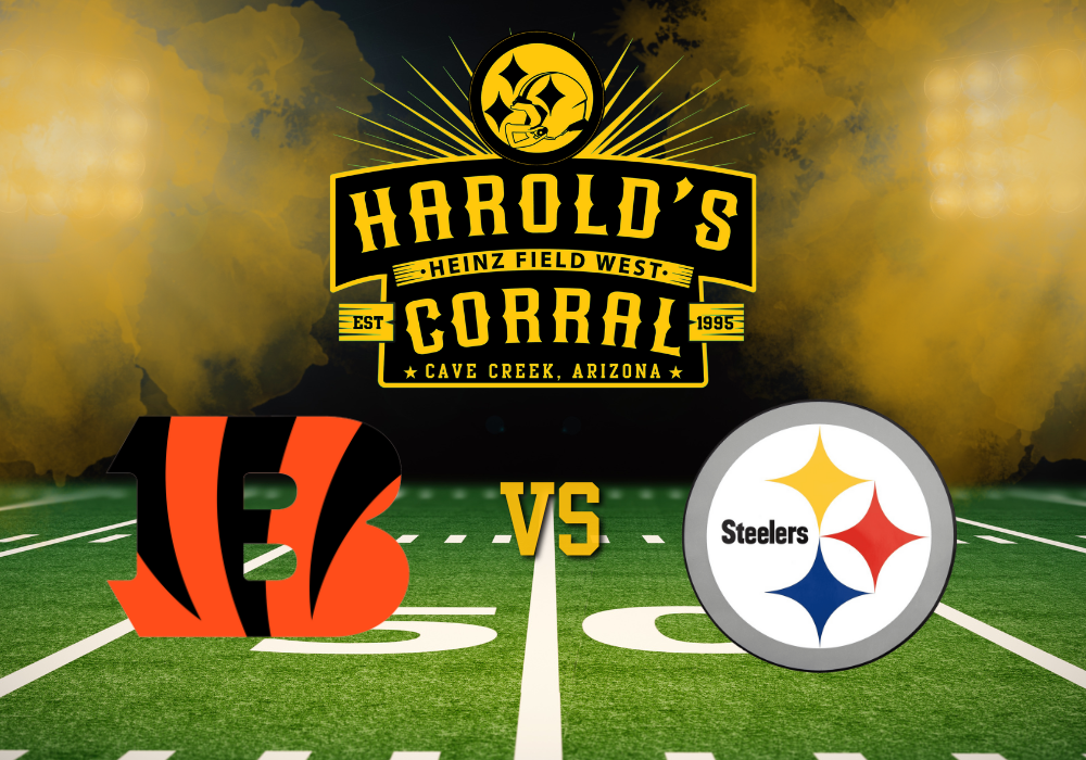 bengals vs steelers at harold's corral in cave creek