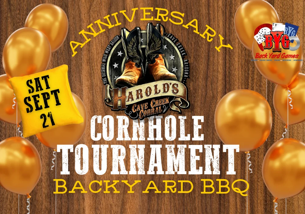 harold's 89th anniversary cornhole tournament