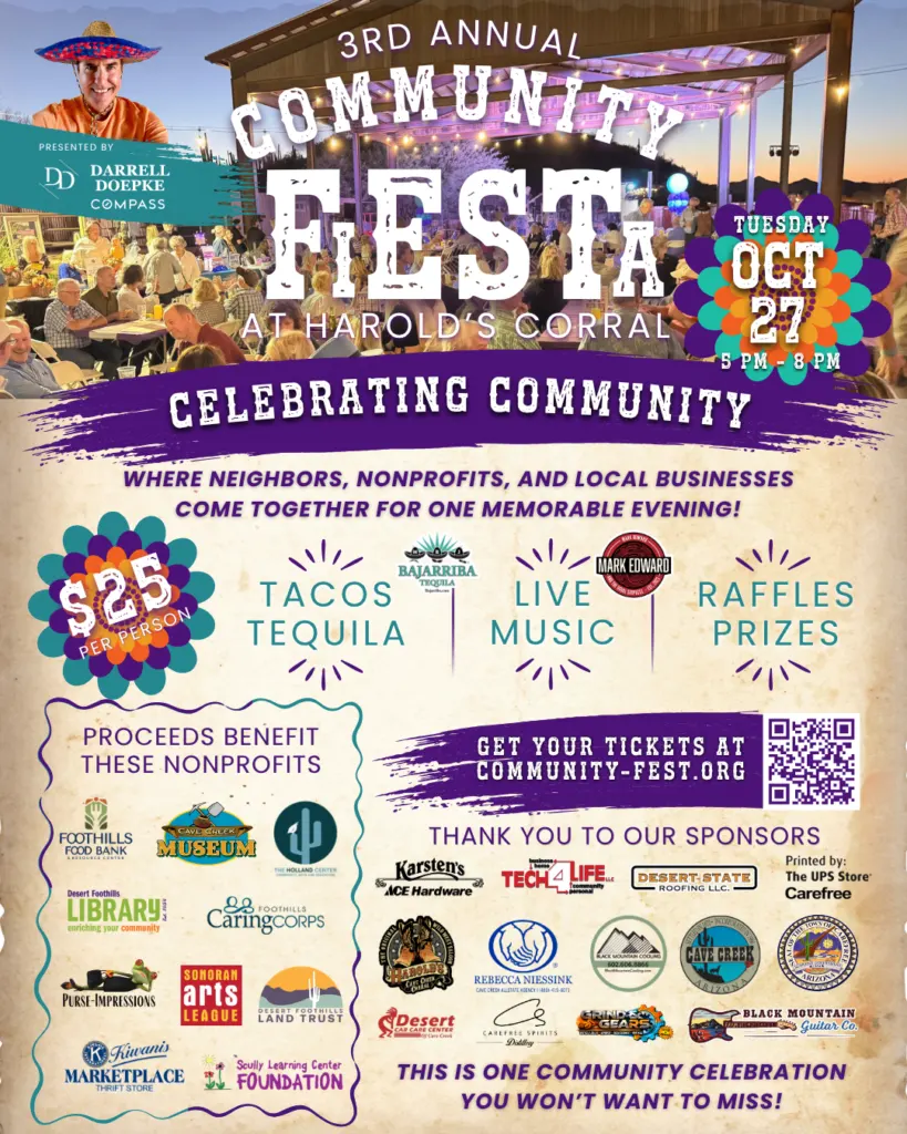 community fest at harold's corral in cave creek
