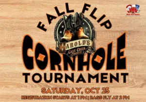 fall flip cornhole tournament at harold's corral in cave creek