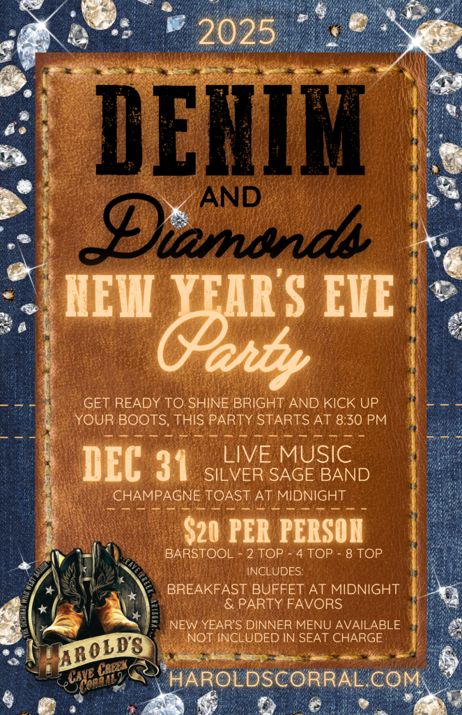 New Years Eve Party at Harold's Corral in Cave Creek