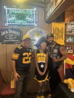 steelers games at Harold's corral