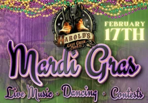mardi gras at harold's corral in cave creek