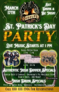 St. Patrick's Day party at Harold's Corral in Cave Creek