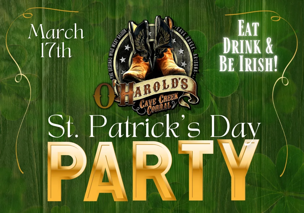 St. Patrick's Day party at Harold's Corral in Cave Creek