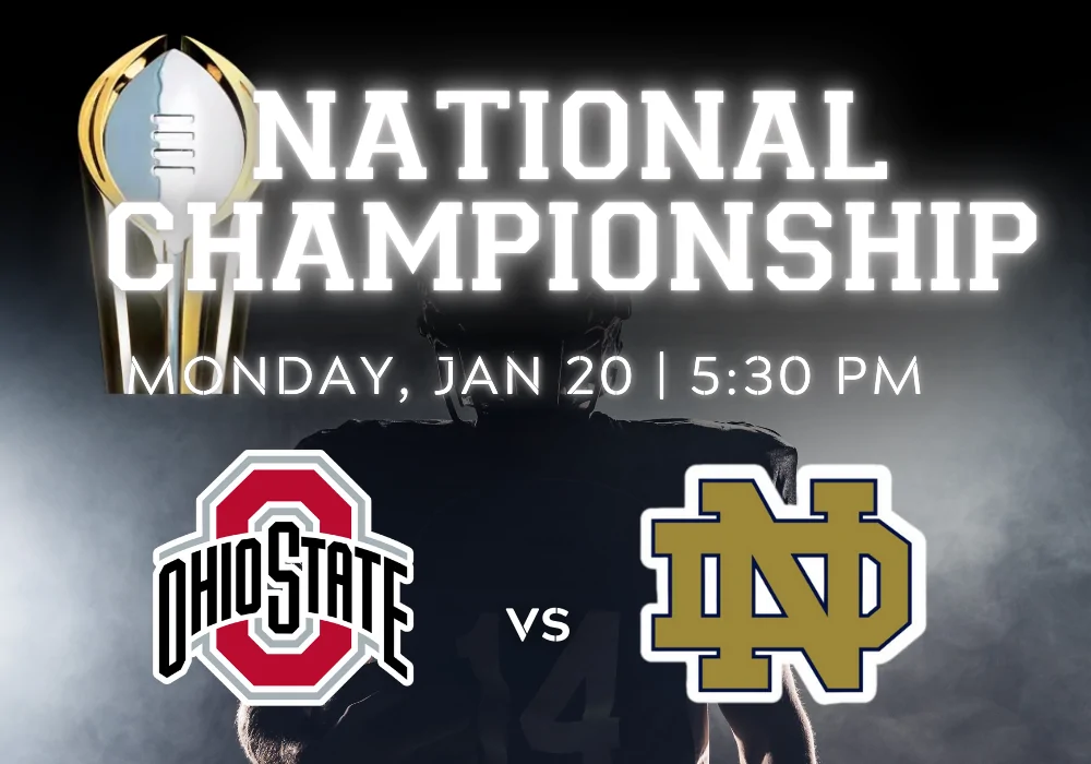 National Championship football game watch at Harold's corral