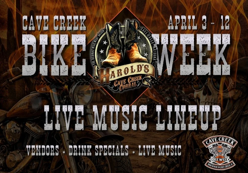 CAVE CREEK BIKE WEEK LIVE MUSIC LINEUP