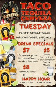 Taco Tuesday at Harold's Corral in Cave Creek