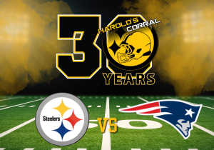 steelers vs patriots at harold's corral in cave creek
