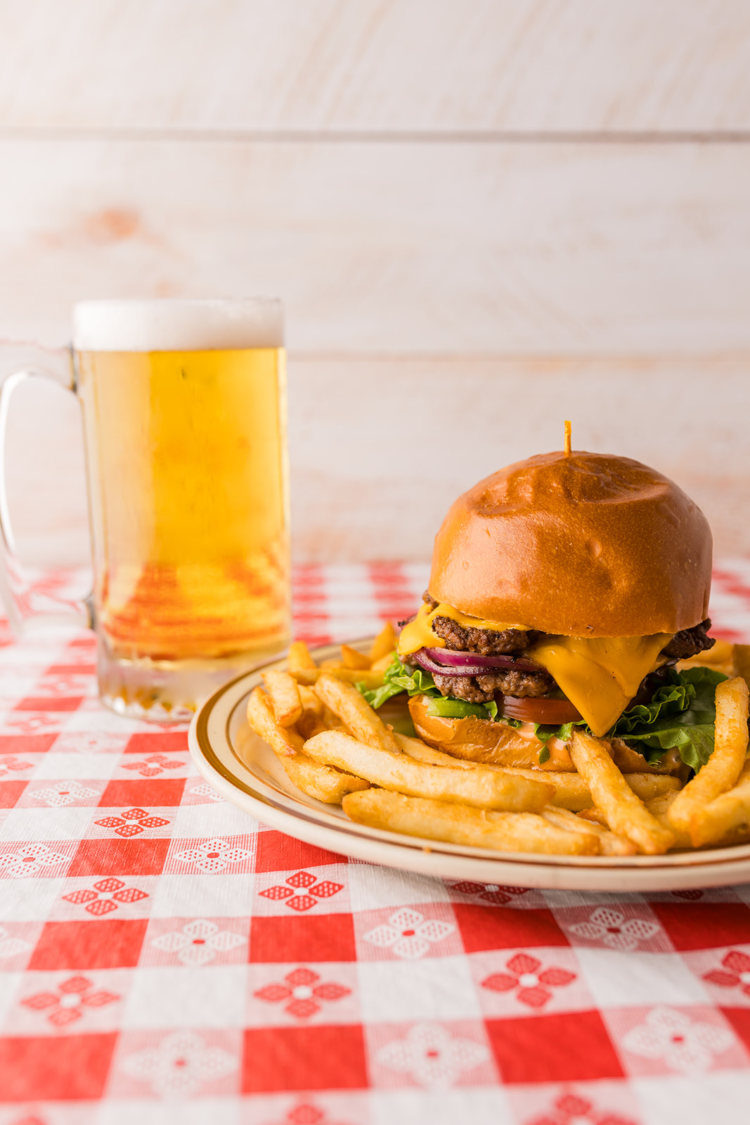 CHEESEY CHEESEY BURGER at Harold's Corral in Cave Creek