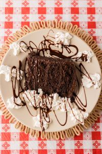 CHOCOLATE LOVERS DREAM CAKE at Harold's Corral in Cave Creek