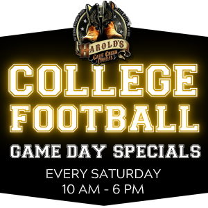 watch college football at harold's corral in cave creek game day specials
