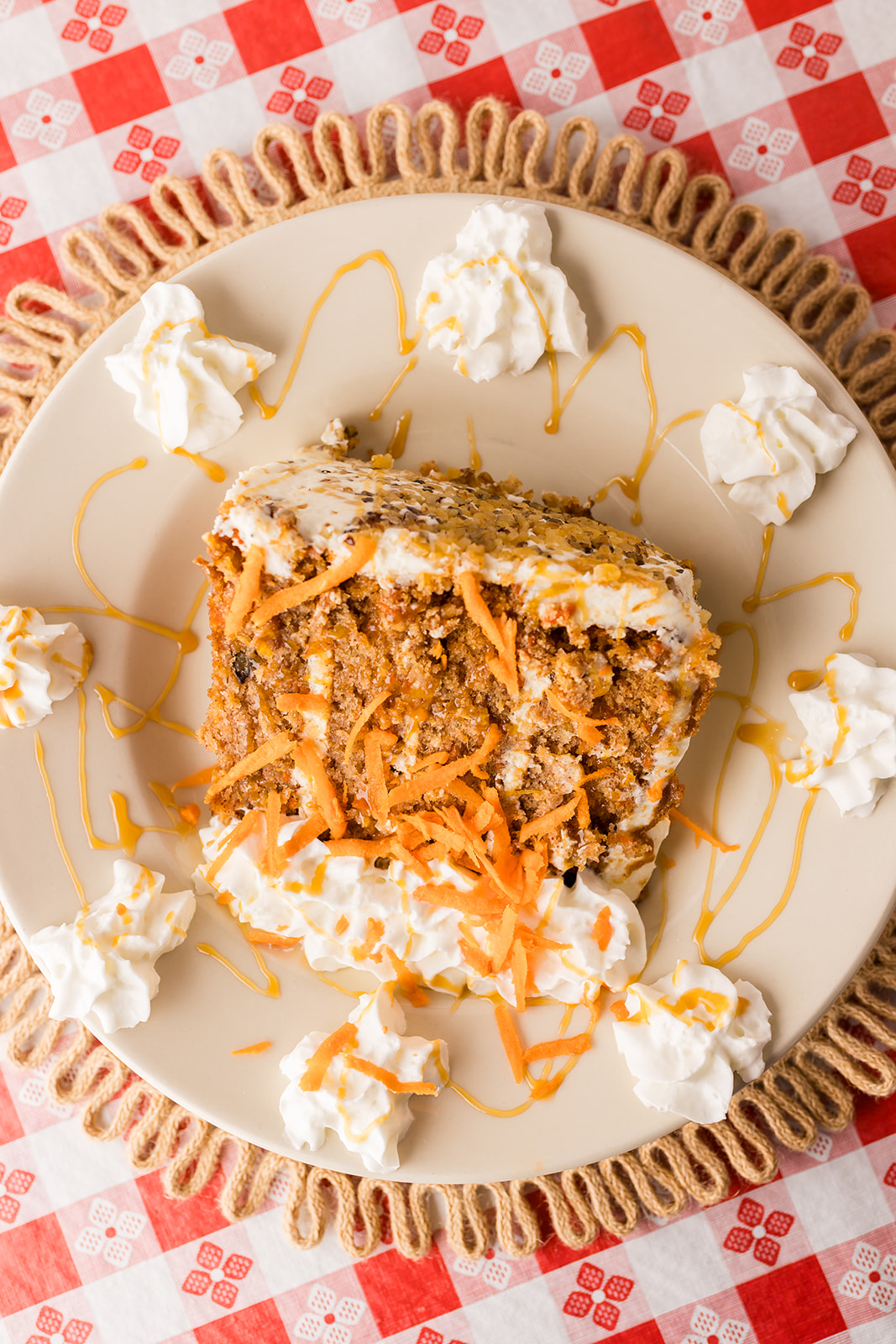 GOURMET CARROT CAKE at Harold's Corral in Cave Creek