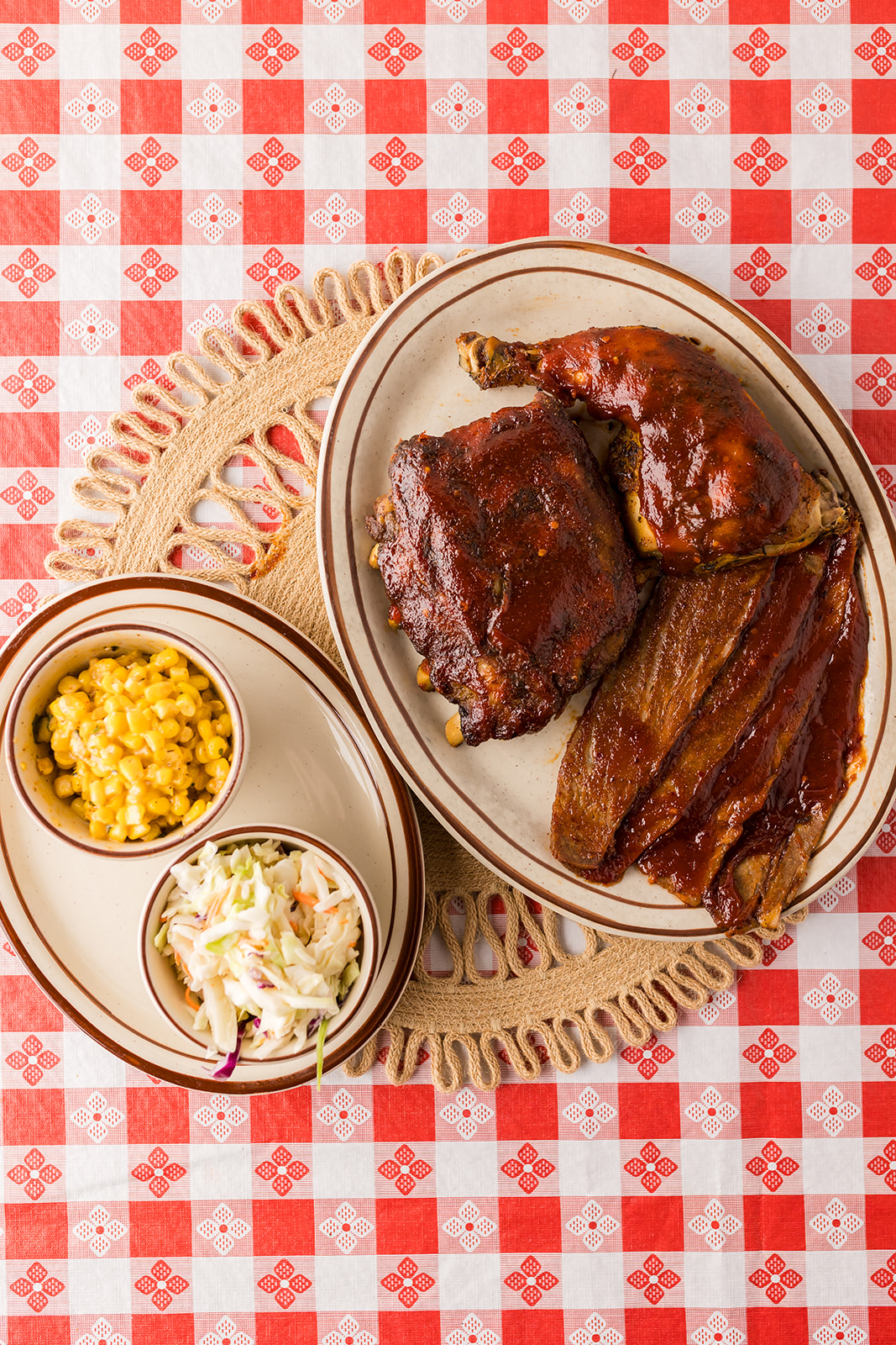 HAROLD'S SMOKEHOUSE COMBO BBQ at Harold's Corral in Cave Creek