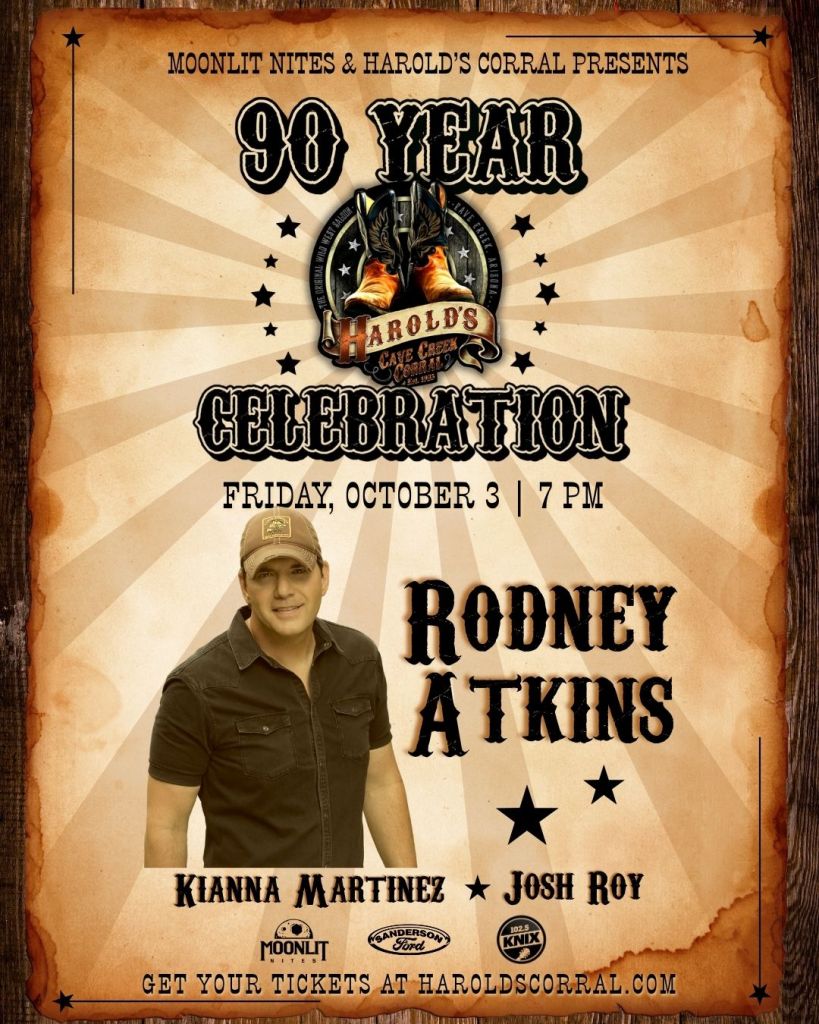 Rodney Atkins live at harold' corral in cave creek