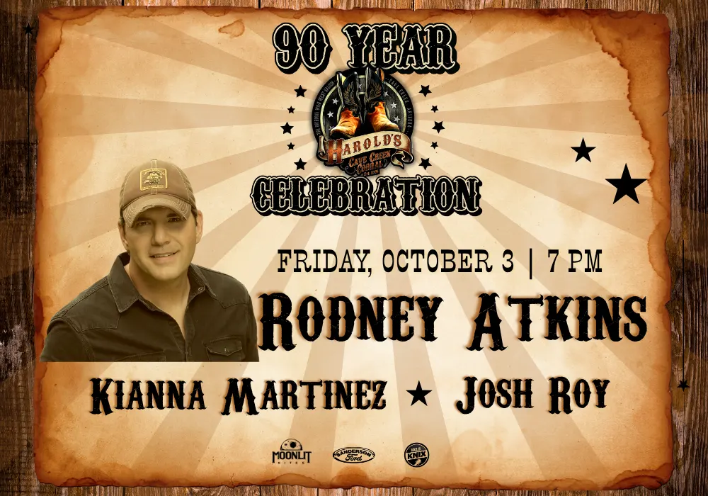 Rodney Atkins live at harold' corral in cave creek