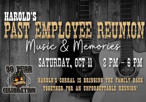 Harold's corral past employee reunion