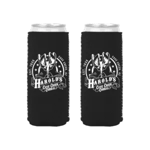 Black Harold's Corral Koozie